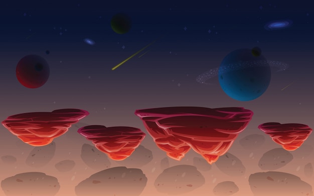 Vector space game background