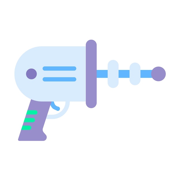 Space Gun Icon Style