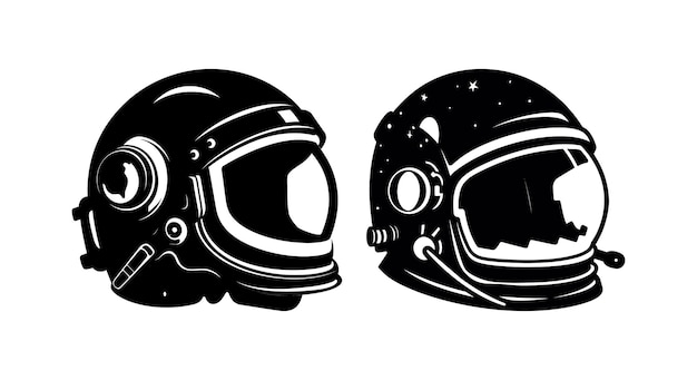 Space Helmet Silhouette