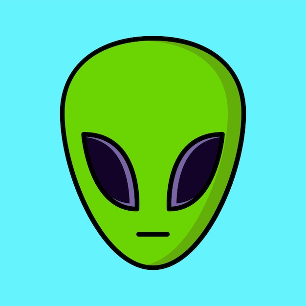 Space icon set1alien