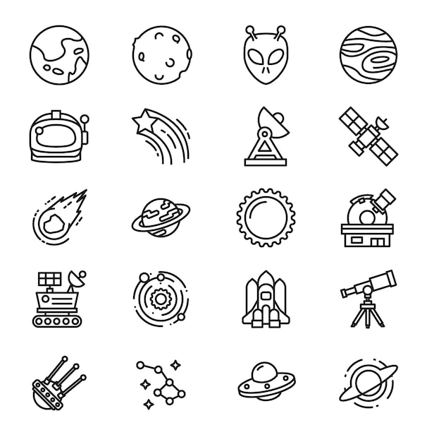 Space Icon Set