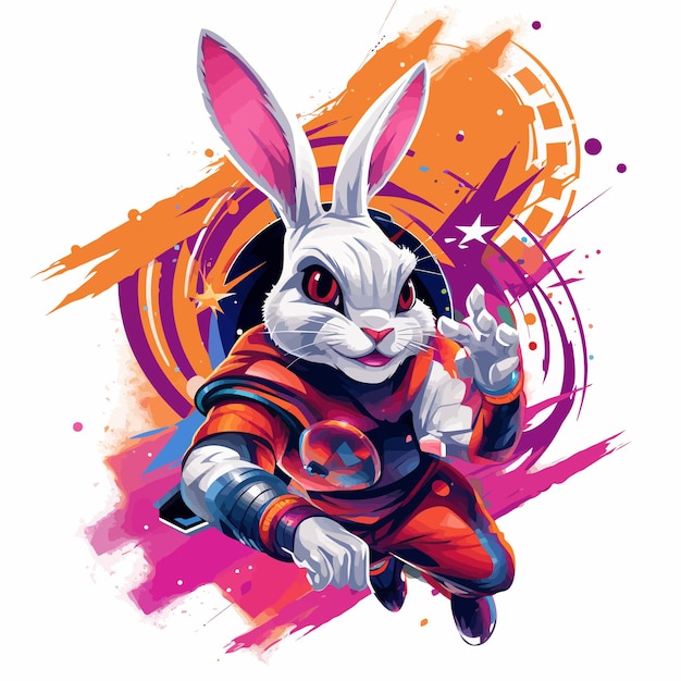 ベクトル space_jam_bugs_bunny_vector_illustration (スペース・ジャム・バグ・バニー・ベクトル・イラストレーション)