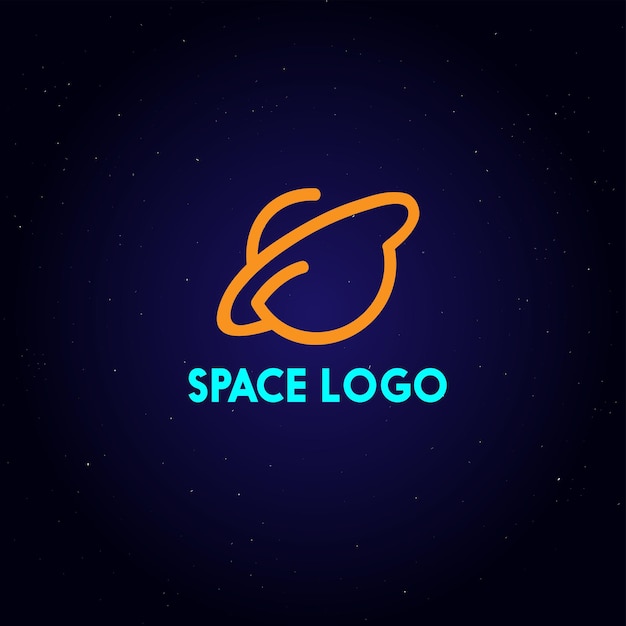 Vector space logo vector illustration artwork