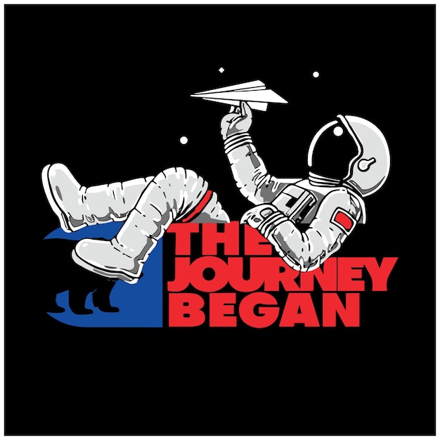 Space man retro vintage ontwerp voor t-shirts