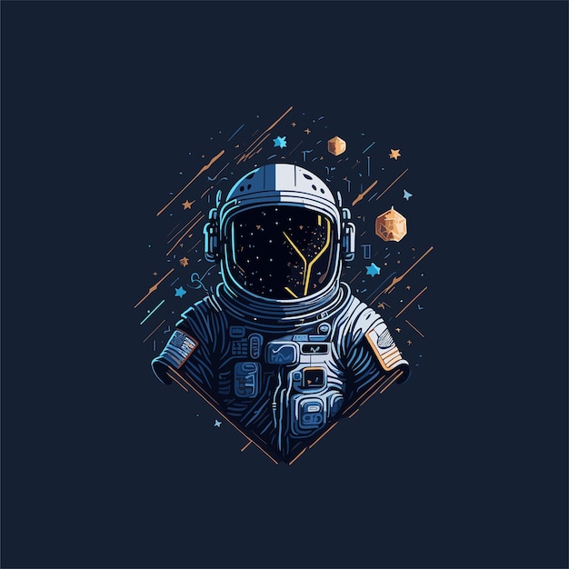 Space Men Vector Art