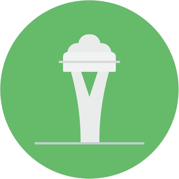 Vector space needle vector illustration style