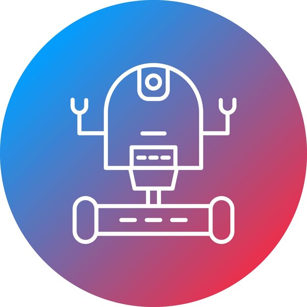 Space Robot icon vector image Can be used for Space Technology