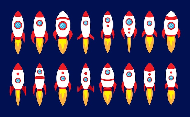Vector space rocket collection