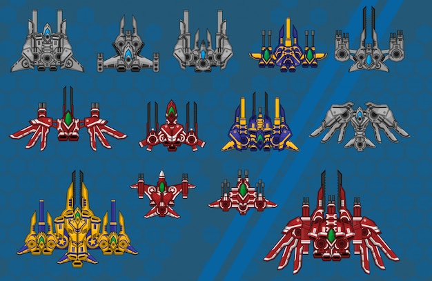 Space ship sprites