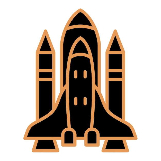 Vector space shuttle icon