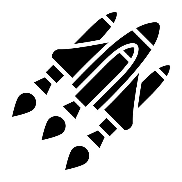 Вектор Иллюстрация дизайна космического шаттла vector icon