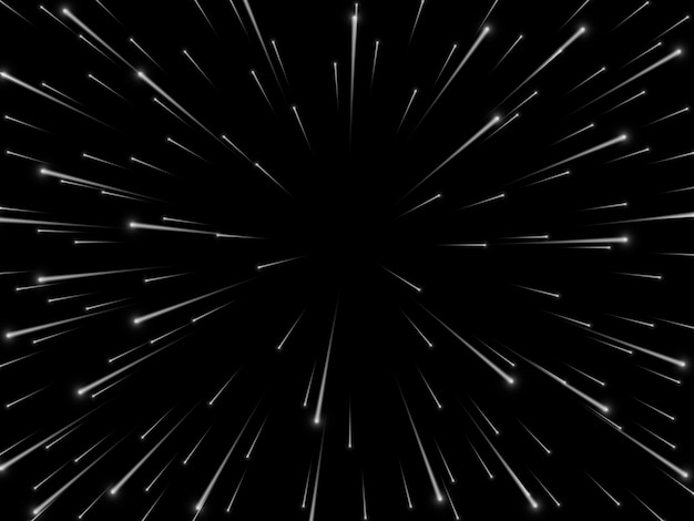 Vector space speed. abstract starburst dynamic lines or rays.