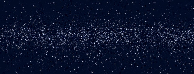 Sfondo di stelle spaziali. cielo notturno chiaro illustrazione vettoriale