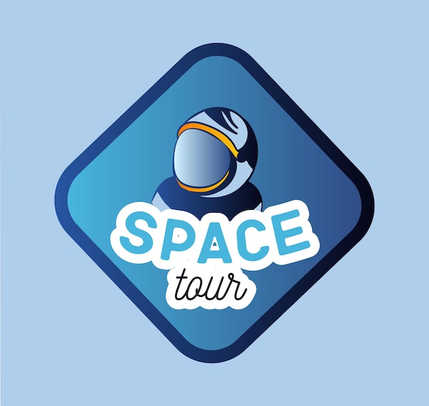 Space tour label