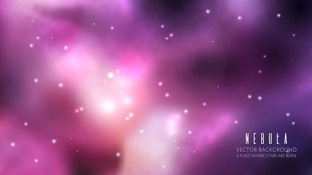 Vector space universe background