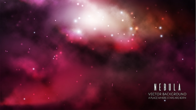 Vector space universe background