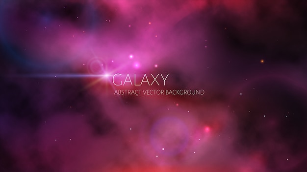 Vector space universe background