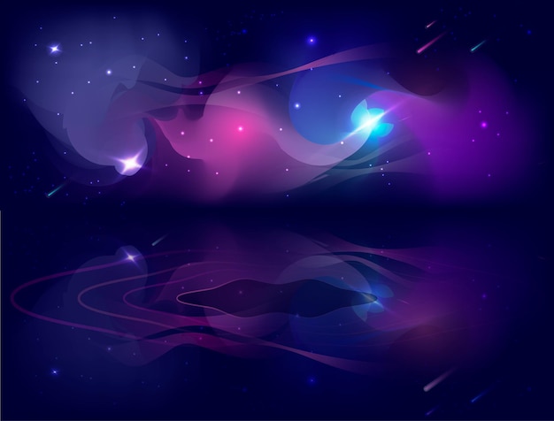 space. vector illustration.