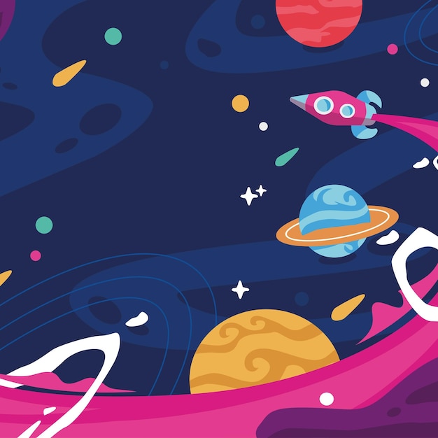 Space Vector Illustration