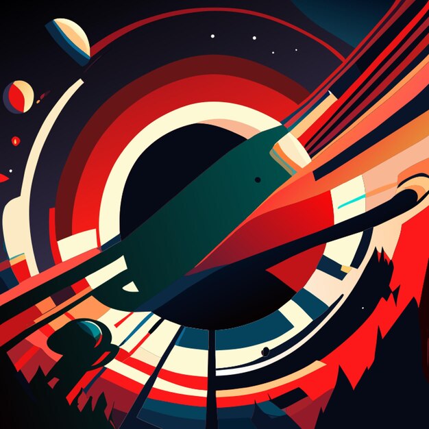 Vector space vector illustration