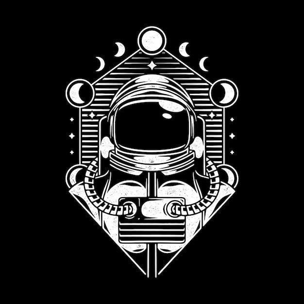 Spaceman Universe Vintage Design