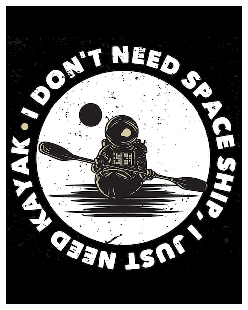 Vector spaceship astronaut tshirt design