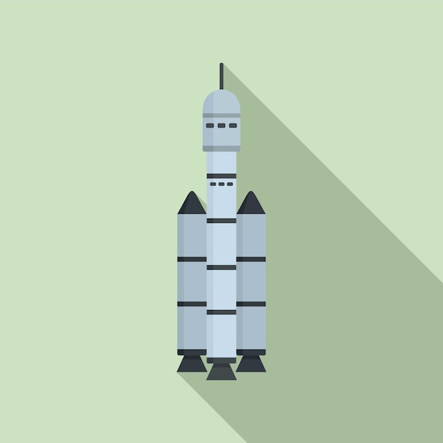 Icona dell'astronave illustrazione piatta dell'icona vettoriale dell'astronave per il web design