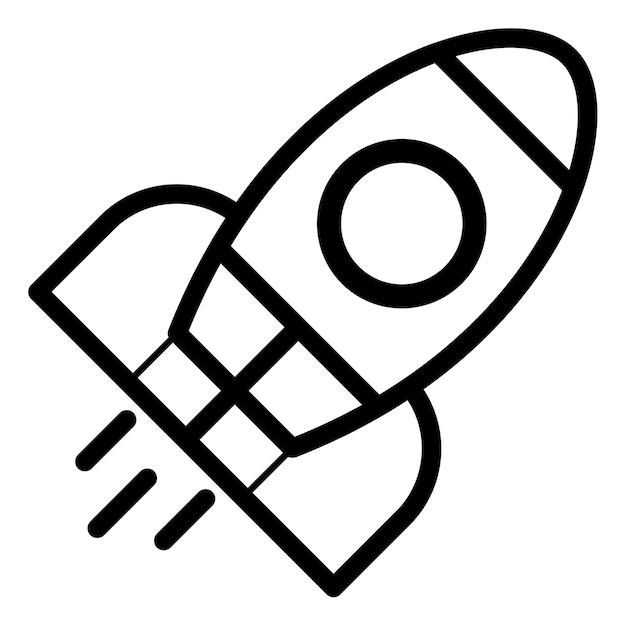 宇宙船のベクトルイラスト