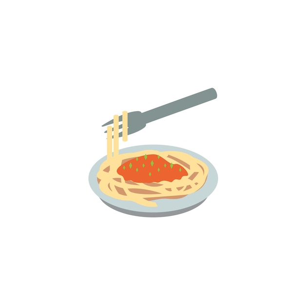 spaghetti icon vector illustration design