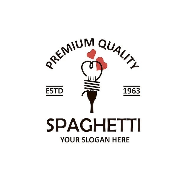 spaghetti pasta emblem