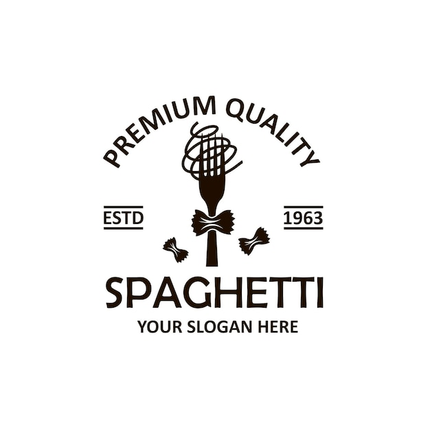 spaghetti pasta emblem