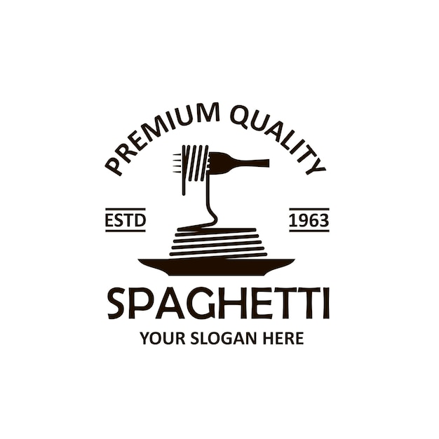 spaghetti pasta emblem