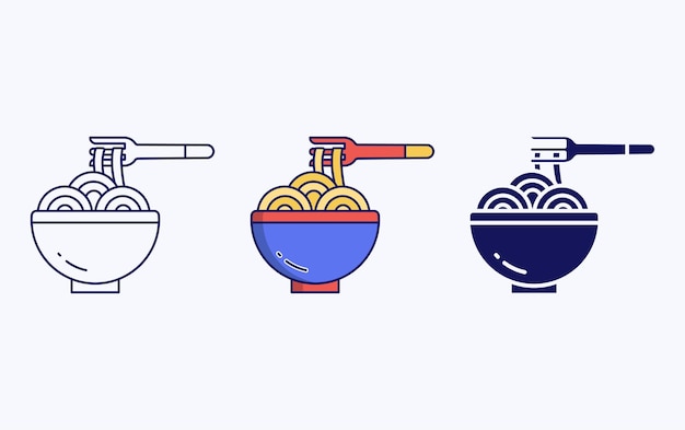 Spaghetti pasta icon