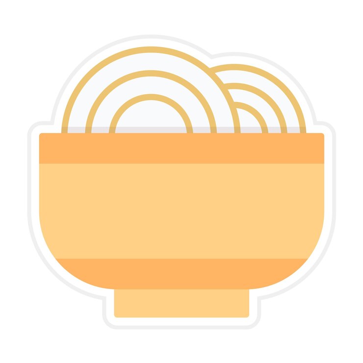 Vector spaguetti line illustration