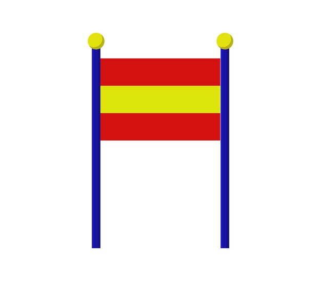 벡터 스페인 깃발