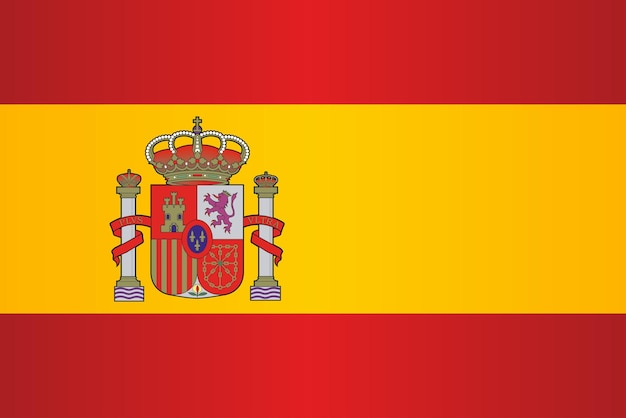Вектор Флаг испании