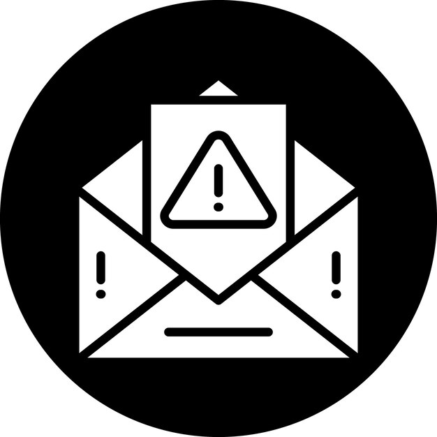 Spam e-mail icoon stijl