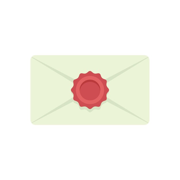 Vector spam envelope icon flat vector mail letter email paper isolated