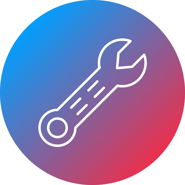 Spanner icon vector image Can be used for Tools