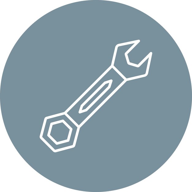 Spanner Vector Illustration Style