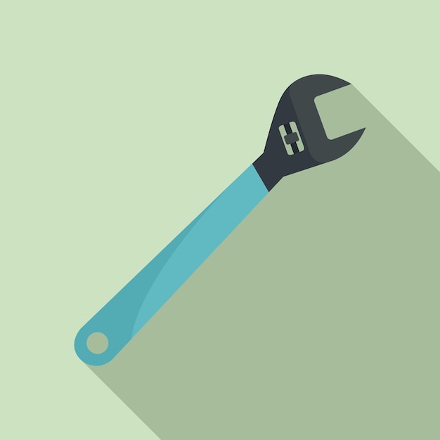 Spanner wrench icon Flat illustration of spanner wrench vector icon for web design