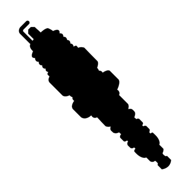 Spark plug icon logo vector design template