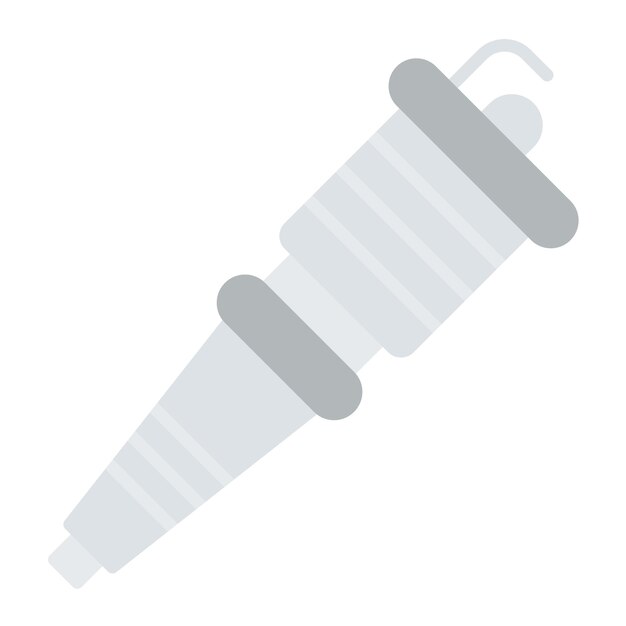 Spark Plug Vector Illustration Style