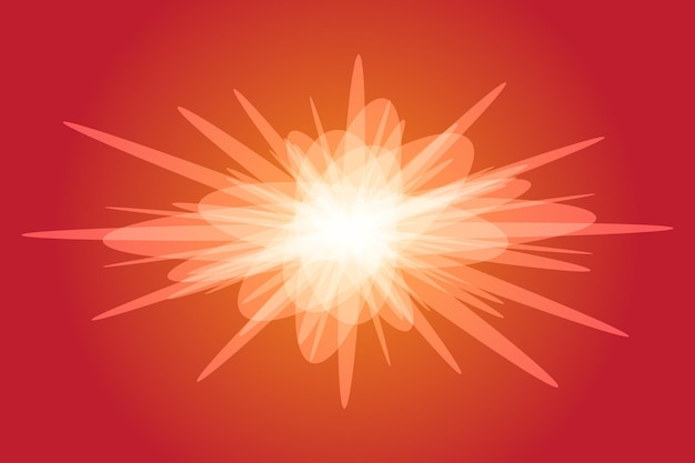 Sparking star burn or blust cluster vector set collection