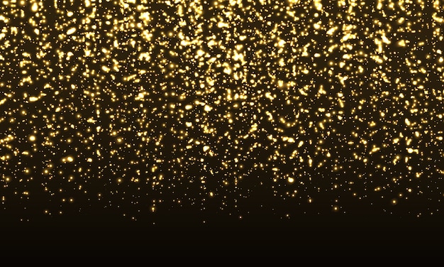 Sparkle achtergrond. Gold Glitter Confetti.