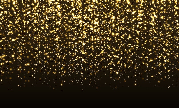 Sparkle achtergrond. Gold Glitter Confetti.