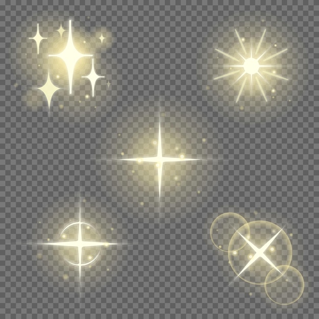 Vector sparkle light effect 2