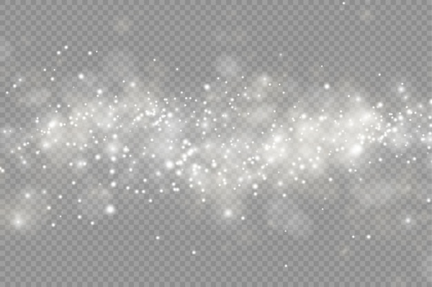 Sparkles on transparent background