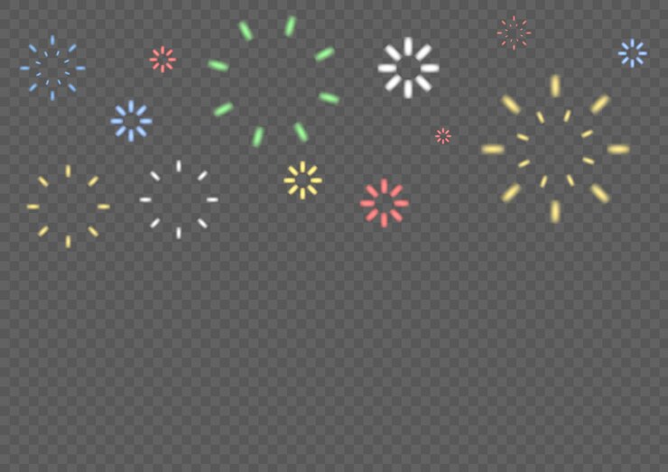 Vector 반짝이는 불꽃 놀이 축제 휴일 폭죽 폭발 디자인 벡터를 위해 밤하늘에 폭발