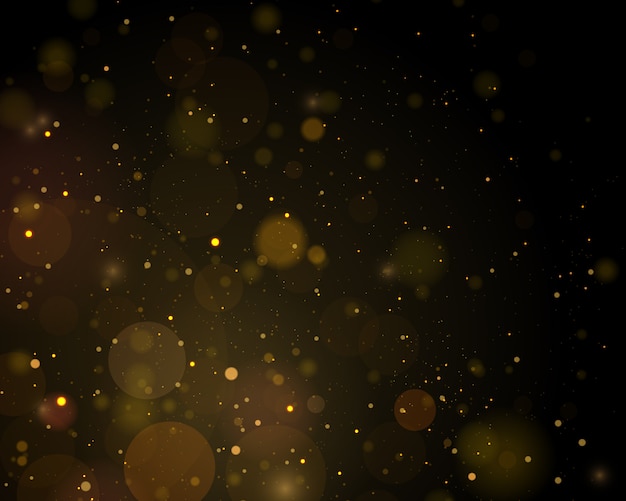 Sparkling magical dust particles. Abstract background with bokeh effect.